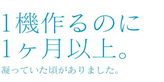 1機作るのに一ヶ月以上。凝っていた頃がありました。　コピーライター　広瀬さとし事務所 株式会社